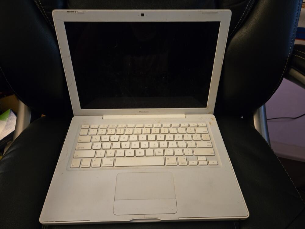 Apple MacBook White Laptop For Parts Repair READ
